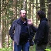 Stephen Besserman mit dem deutschen Journalisten Ulrich Erttle