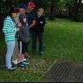 Familie Klein am KZ-Friedhof M&uuml;hldorf